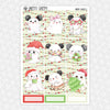 Merry Ghosts Christmas Weekly Planner Stickers Collection