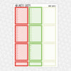 Merry Ghosts Christmas Weekly Planner Stickers Collection