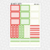 Merry Ghosts Christmas Weekly Planner Stickers Collection