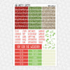Merry Ghosts Christmas Weekly Planner Stickers Collection