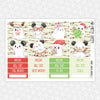 Merry Ghosts Christmas Monthly Kit for EC Planner | Monthly Planner Stickers