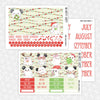 Merry Ghosts Christmas Monthly Kit for EC Planner | Monthly Planner Stickers