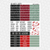 Merry Villainmas Weekly Planner Stickers Collection