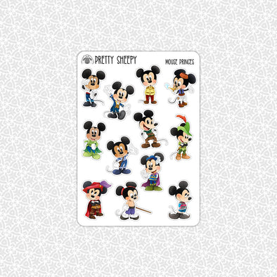 Mouse Princes Stickers