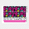 Neon Nightmare Monthly Kit for EC Planner | Monthly Planner Stickers