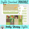 Never Grow Up Printable Planner Stickers PNG Digital Download Monthly Kit