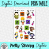 New Groove Printable Stickers PNG Digital Download
