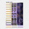 New Years Eve Weekly Planner Stickers Collection
