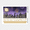 New Years Eve Monthly Kit for EC Planner | Monthly Planner Stickers