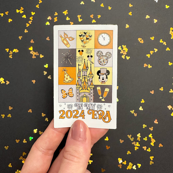 New Years 2024 Era Easy Peel Premium Vinyl Die Cut Sticker