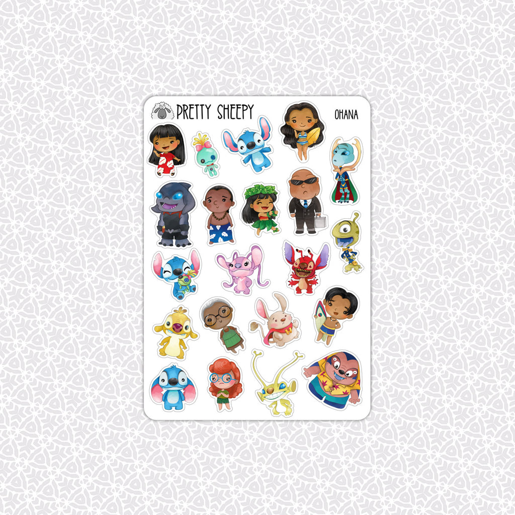 Ohana Stickers – Pretty Sheepy