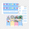 One World Printable Planner Stickers PNG Digital Download Monthly Kit