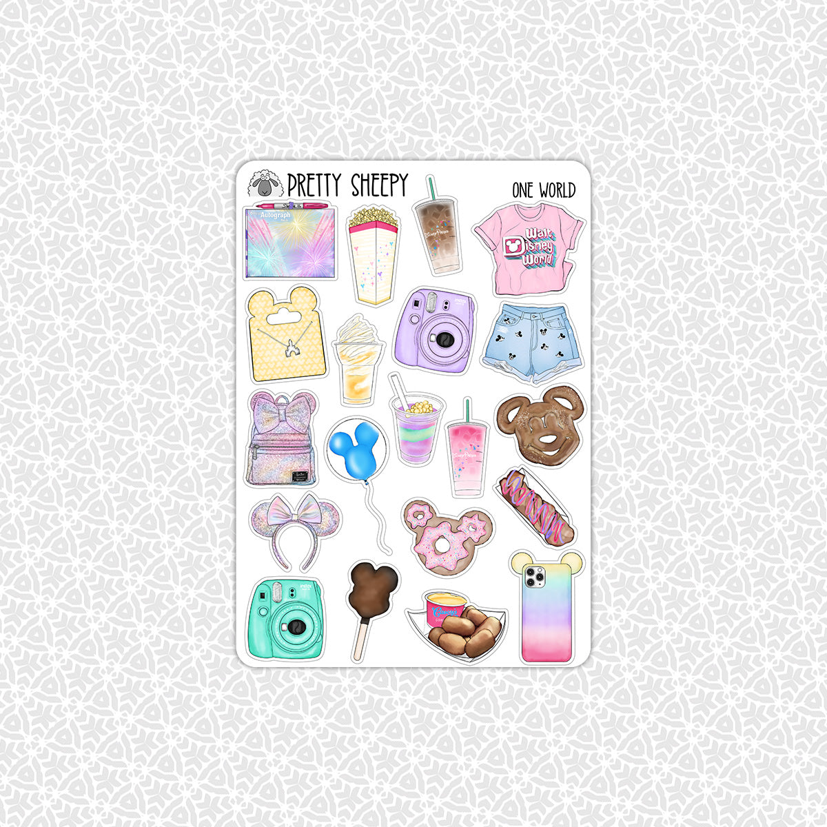 One World Weekly Planner Stickers Collection – Pretty Sheepy