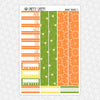 Orange Thoughts Planner Stickers Collection