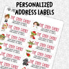 CUSTOM Christmas Address Labels | Galactic Christmas