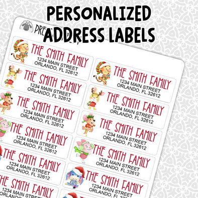 CUSTOM Christmas Address Labels | Hundred Acre Holiday