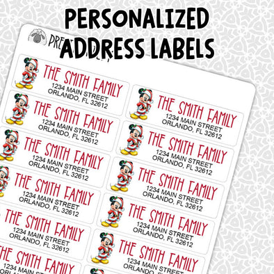 CUSTOM Christmas Address Labels | Various