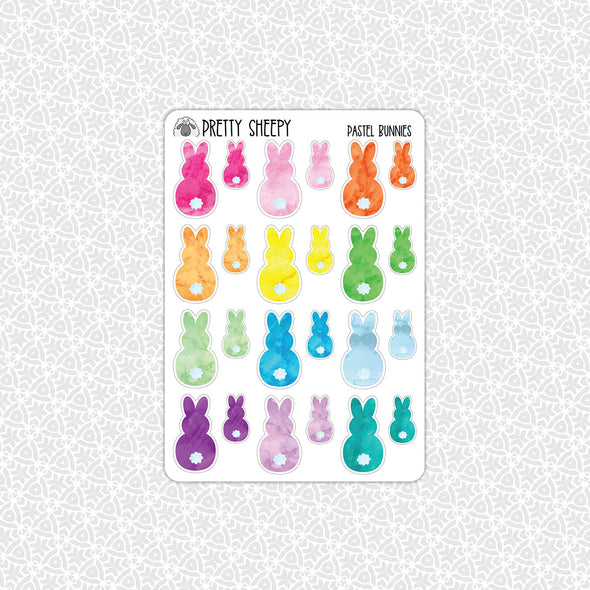 Pastel Bunnies Stickers