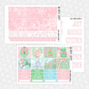 Pastel Christmas Printable Planner Stickers PNG Digital Download Monthly Kit