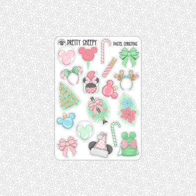 Pastel Christmas Stickers