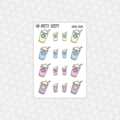 Pastel Fraps Stickers