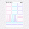Pastel Magic Weekly Planner Stickers Collection