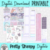 Pastel Magic Printable Planner Stickers PNG Digital Download Weekly Vertical Kit