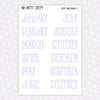 Pastel Magic Monthly Kit for EC Planner | Monthly Planner Stickers