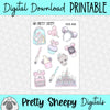 Pastel Magic Printable Stickers PNG Digital Download