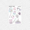 Pastel Magic Weekly Planner Stickers Collection