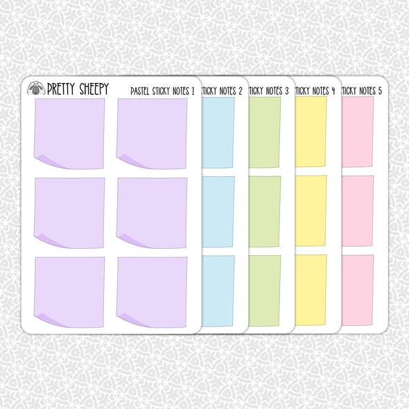 Sticky Notes Planner Stickers