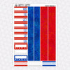 Patriotic Princesses Planner Stickers Collection