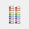 Pay Credit Card Planner Stickers