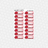 Pay Credit Card Planner Stickers