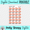 Payday Hamm Printable Stickers PNG Digital Download