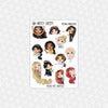 Peeking Princesses Stickers