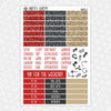 Pirates Weekly Planner Stickers Collection