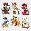 Pirate Characters Easy Peel Premium Vinyl Die Cut Sticker