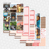 Polynesian Printable Planner Stickers PNG Digital Download Weekly Vertical Kit