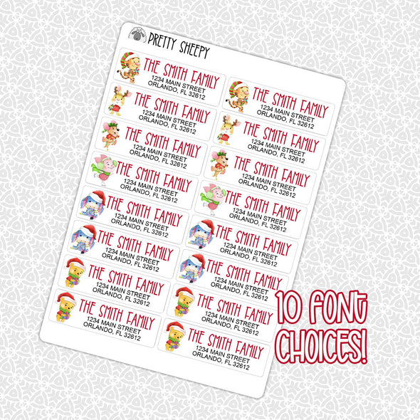 CUSTOM Christmas Address Labels | Hundred Acre Holiday