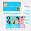 Poolside Princesses Monthly Kit for EC Planner | Monthly Planner Stickers