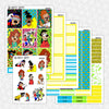 Powerline Printable Planner Stickers PNG Digital Download Weekly Vertical Kit