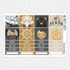 Pretty Pirate Monthly Kit for EC Planner | Monthly Planner Stickers