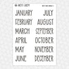Pretty Pirate Monthly Kit for EC Planner | Monthly Planner Stickers