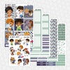 Prince Sidekicks Printable Planner Stickers PNG Digital Download Weekly Vertical Kit