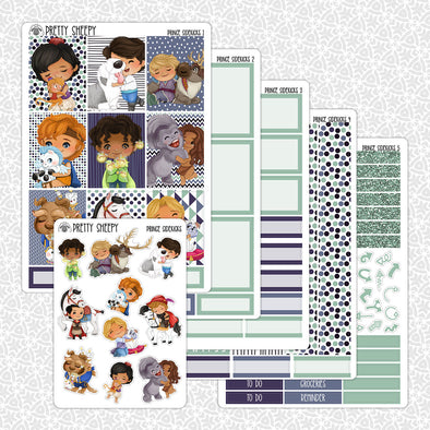 Prince Sidekicks Weekly Planner Stickers Collection