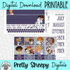 Prince Sidekicks Printable Planner Stickers PNG Digital Download Monthly Kit