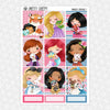 Princess Sidekicks Weekly Planner Stickers Collection