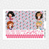 Princess Sidekicks Monthly Kit for EC Planner | Monthly Planner Stickers