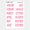 Princess Sidekicks Monthly Kit for EC Planner | Monthly Planner Stickers